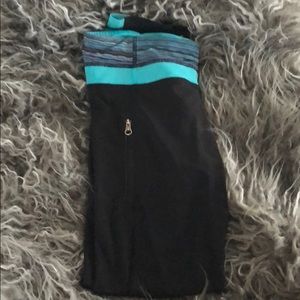 Lululemon Black amd Blue Leggings